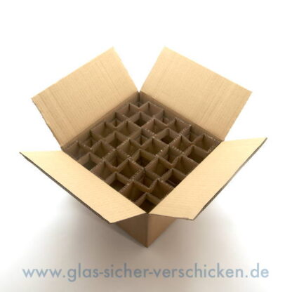 Versandkarton für 9 Gläser<br>max. Ø 85mm<br>max. Höhe 95mm