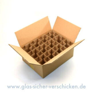 Versandkarton für 12 Gläser<br>max. Ø 85mm<br>max. Höhe 95mm