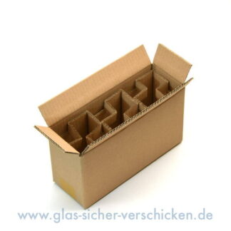 Versandkarton für 3 Gläser <br> max. Ø 85mm <br> max. Höhe 95mm