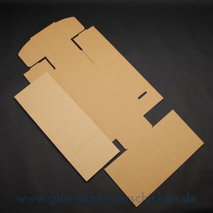 Versandkarton für 1 Glas <br> max. Ø 85mm <br> max. Höhe 95mm <br> als Klappkarton – Bild 3