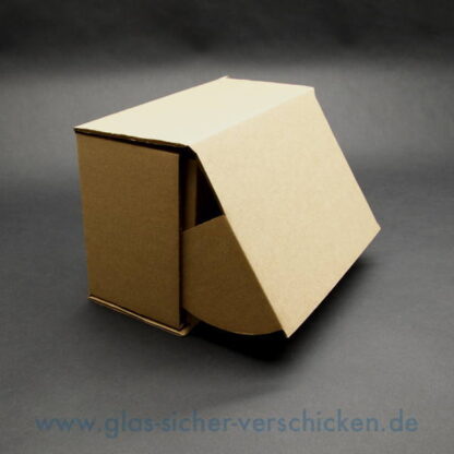 Versandkarton für 2 Gläser <br> max. Ø 85mm <br> max. Höhe 95mm <br> als Klappkarton – Bild 3